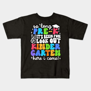 So Long Pre K Graduation Kindergarten  Kids 2024 Kids T-Shirt